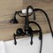 Kingston Brass AE7T0 Wall Mount Clawfoot Tub Faucet, Matte Black AE7T0 - alternate 6